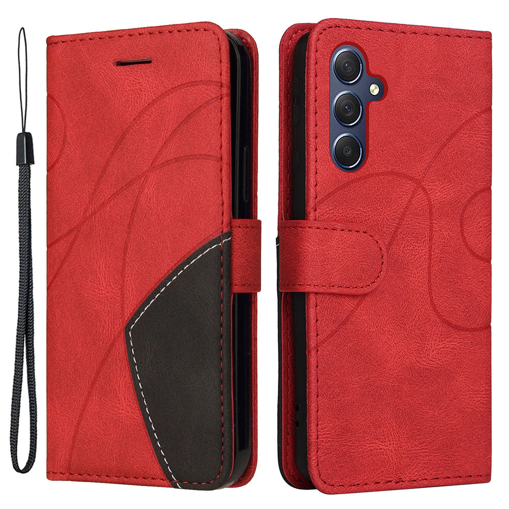 KT Leather Series-1 For Samsung Galaxy M54 5G / F54 5G PU Leather Wallet Case Dual-color Splicing Stand Cover KT Leather Series-1 For Samsung Galaxy M54 5G / F54 5G PU Leather Wallet Case Dual-color Splicing Stand Cover